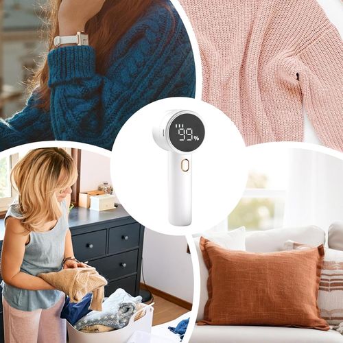 Fabric Pill Shaver | Lint Removal Device | Sweater Lint Shaver, Electric Lint Brush, Clothes Pill Remover, Carpet Lint Shaver, Sheet Lint Remover, Lint Shaver for Upholstery