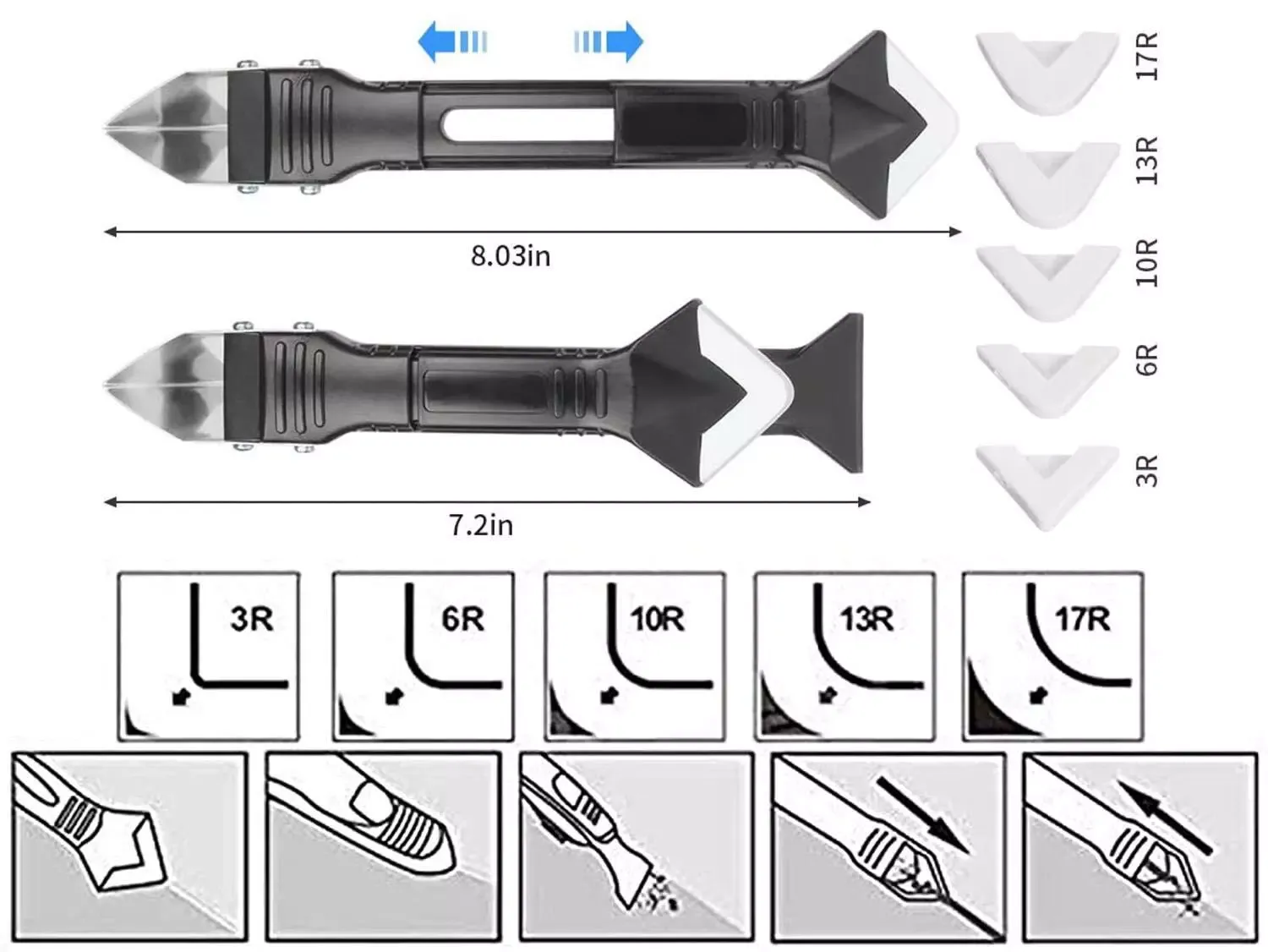 3 In 1 Ultimate Caulking Tool