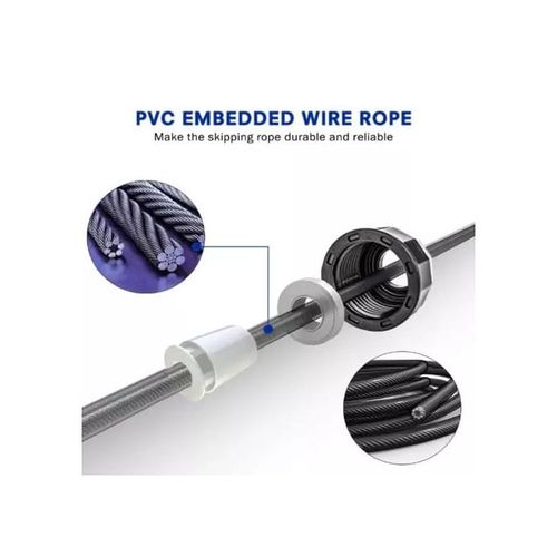 Adjustable Jump Skipping Rope Cable For Adults Kids