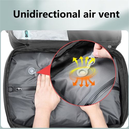 Multifunctional Airbag Backpack Men's Large Capacity Business Travel Bag Oxford Waterproof Backpack