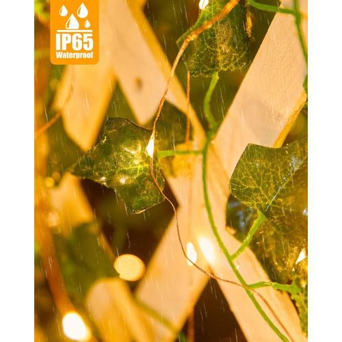 Mythco Solar String Lights For Outside 12m 100LED, 8 Modes