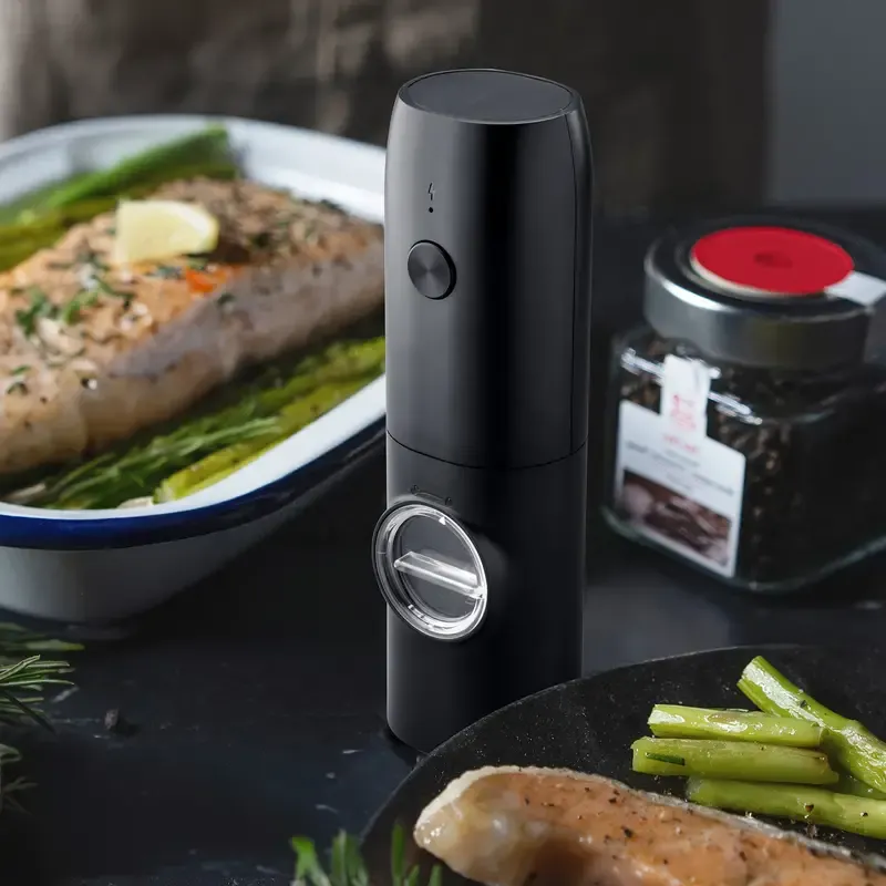 Rechargeable grinder electric rose salt pepper flax seed grinder household wireless electric grinder