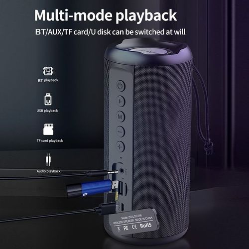 Zealot S46 Wireless Bluetooth Speaker Super Loud Waterproof