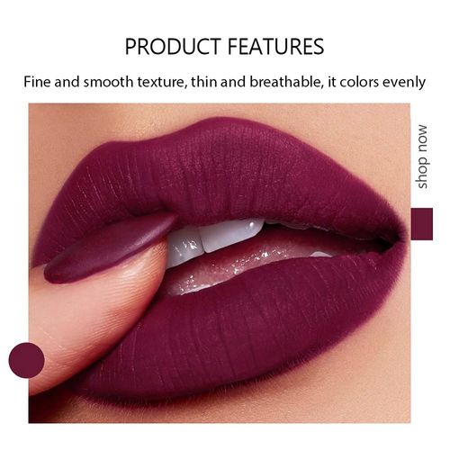 2 Pcs 5 In 1 Matte Lipstick Kit Waterproof Nude Combination Lipgloss Long Lasting Velvet Red Show Complexion Sexy Lip Tint Cosmetic(10 COLORS)