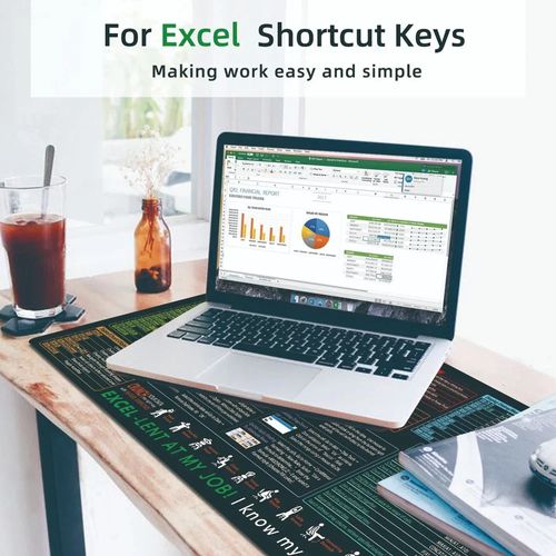 Anti-slip Keyboard Pad with (Shortcut Key Patterns)