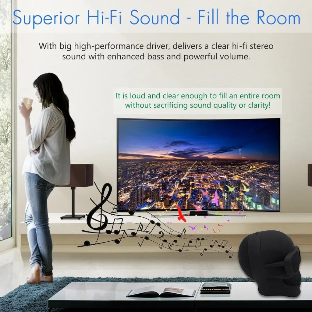 🔥New Year Gift - Skeleton Bluetooth Speaker