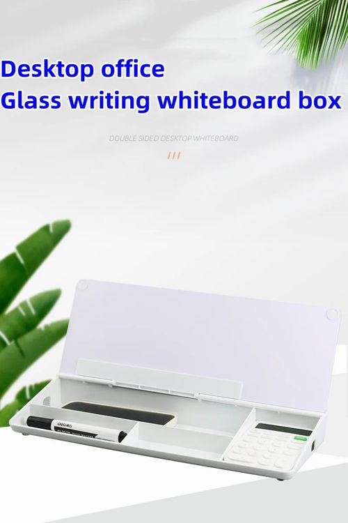 Glass writing whiteboard box