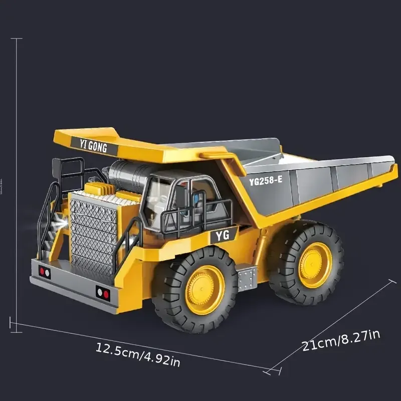 Children's large alloy remote control excavator 11 channel crawler excavator boy engineering remote car control toys