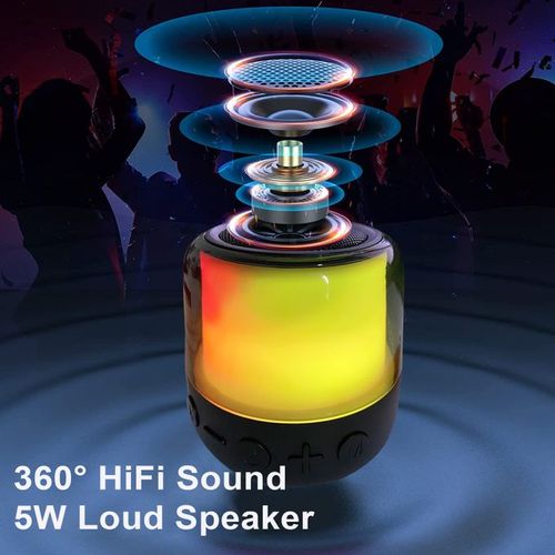 Ace Elec Portable Bluetooth Speaker With 11RGB LED Light