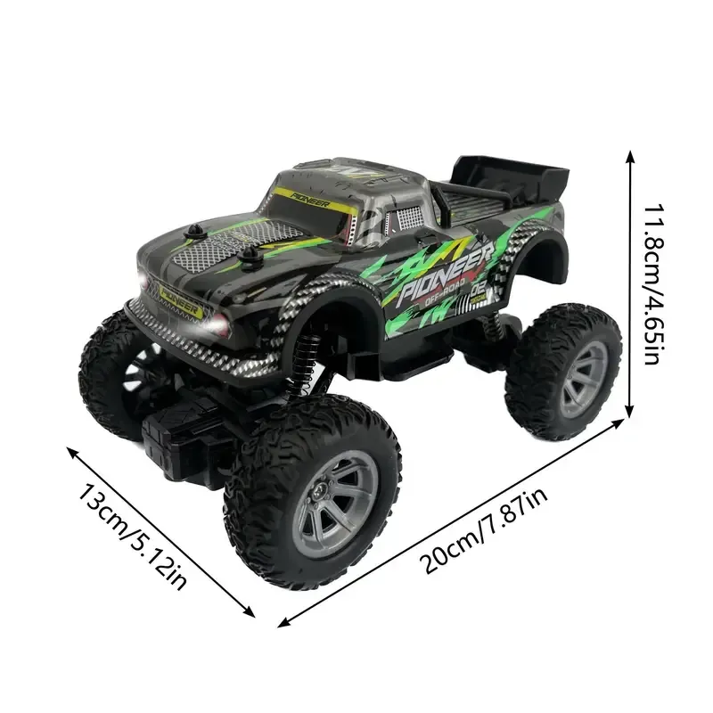 RC drift remote control car, light off-road big foot climbing toy racing car, children's electric toy model boy