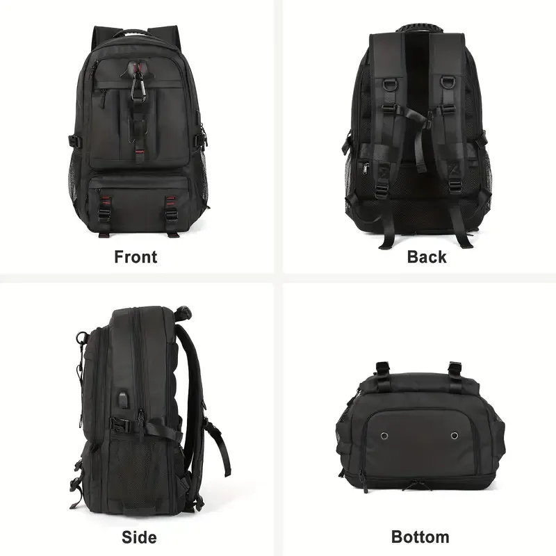 Backpacks for men and women with shoe compartment