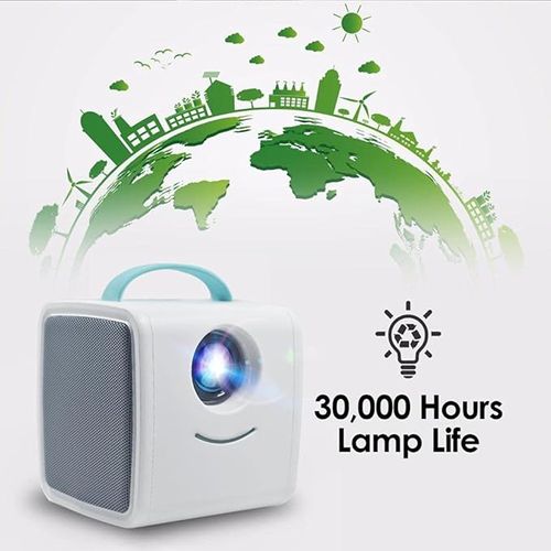 PROUNIC Q2 Mini Projector 1080P Full HD Children Education Portable Projector Cartoon TV Home Theatre Beamer