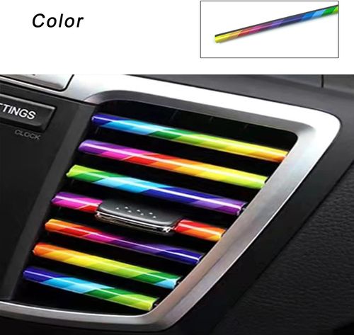 20 pieces Car Air Conditioner Decoration Strip for Vent Outlet
