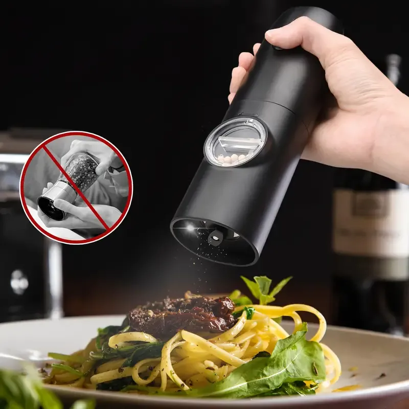 Rechargeable grinder electric rose salt pepper flax seed grinder household wireless electric grinder