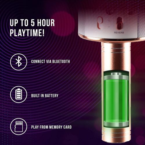 Karaoke Microphone, 5 in 1 Wireless Bluetooth Microphone