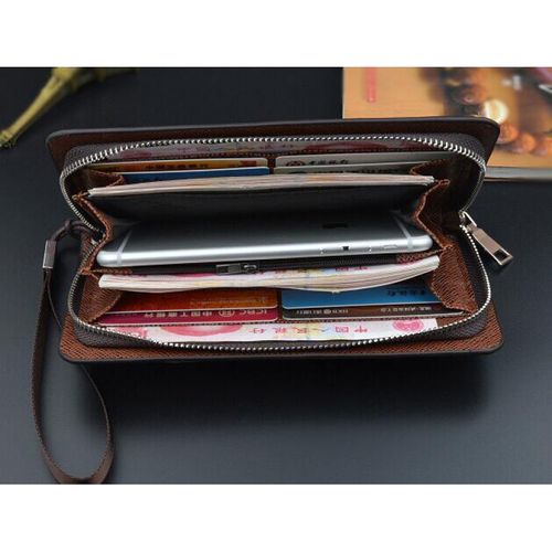 Multi-function Unisex Clutch Wallet-Black