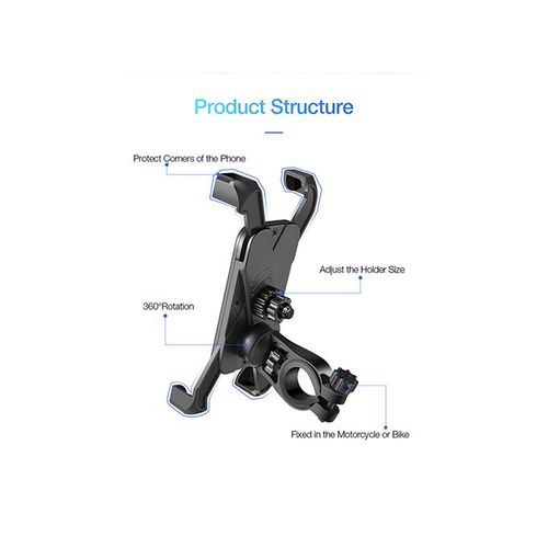 Bike Motorcycle Navigation Phone Stand Dimensions 10-18cm