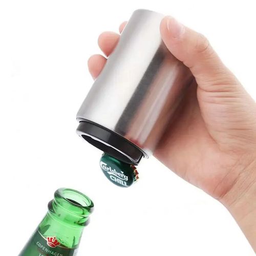 Automatic beer and beverage bottle opener