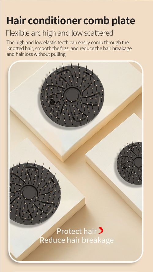 USB Rechargeable Vibration Massage Hair Comb with Mist Spray