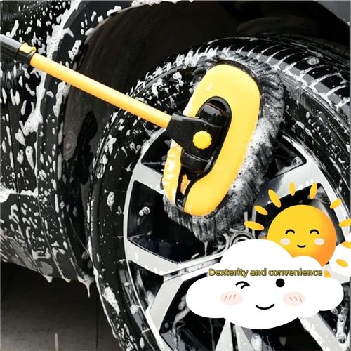 Car Wash Brush Mop with Long Handle Microfiber Cleaning Broom Kit Tool