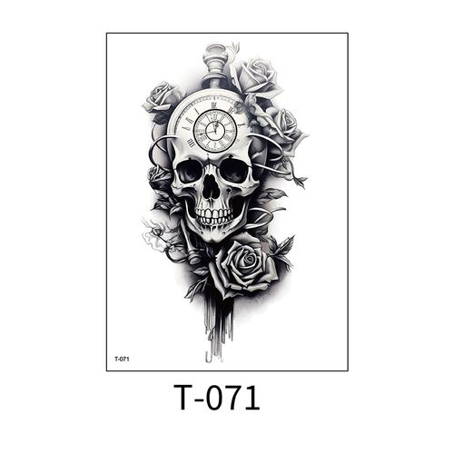 10 pcs different patterns Flower arm tattoo stickers new ins style colorful totem tattoo stickers waterproof long-lasting for men and women time tattoo stickers