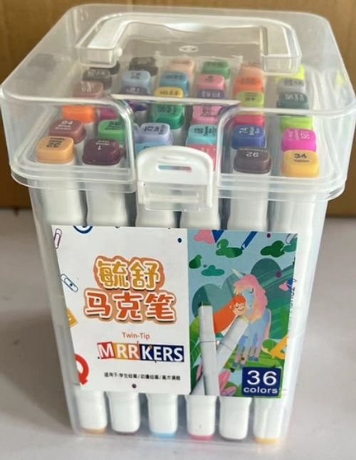 36 color marker set