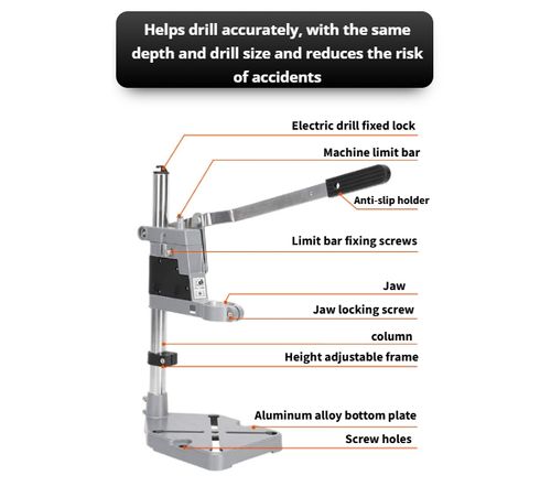Multifunctional electric drill stand