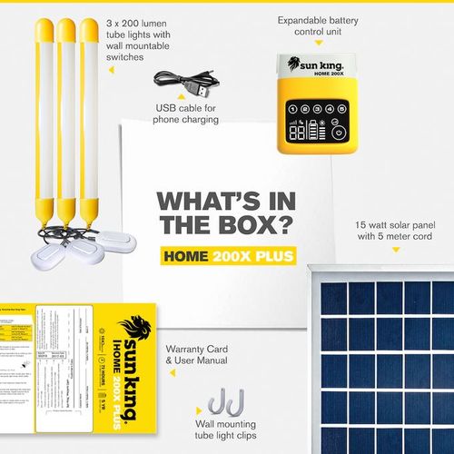 Sun King Home 200X Plus Solar Light System