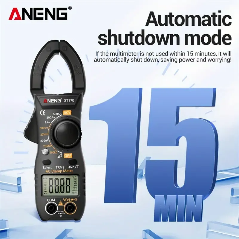ANENG digital display clamp multimeter high precision portable electrician repair clamp current Multifunctional clamp meter