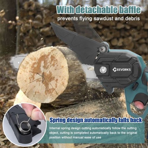 GEEVORKS 6inch Portable Electric Pruning Saws Rechargeable 1500mAh