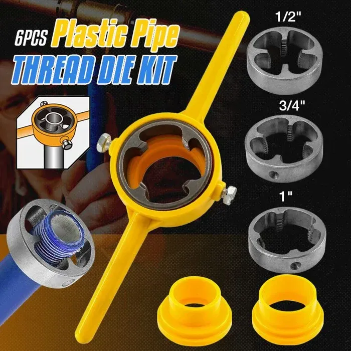 Pipe Threading Tool - 6Pcs