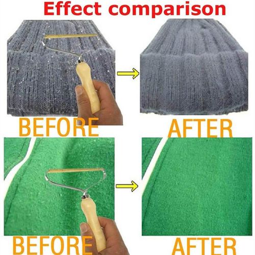 2PCS Portable Lint Roller Remover Clothes Fuzz Shaver Hair Removal