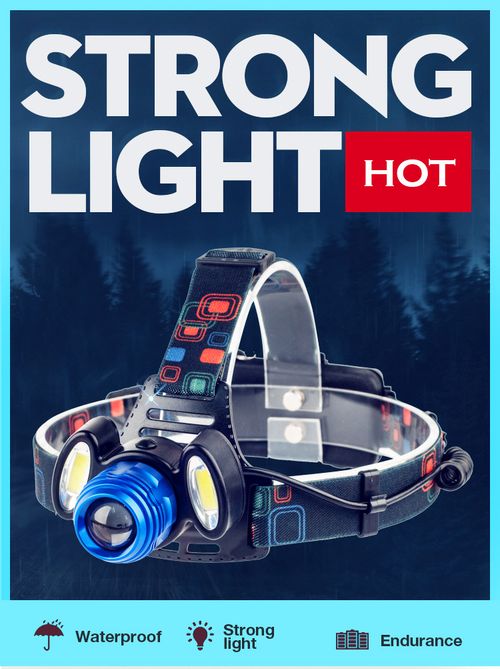 Strong bald head lamp