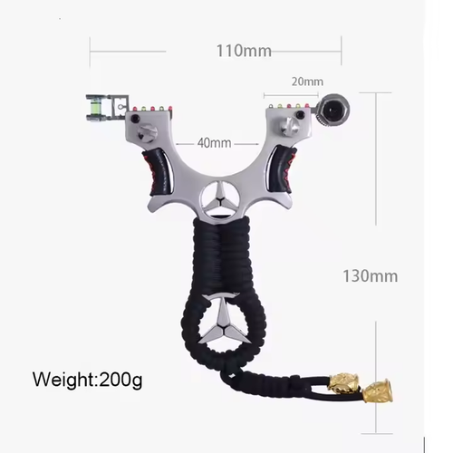 High Quality Precision Slingshot Catapult Infrared Laser Aluminium Alloy Slingshot Suitable for Outdoor Shooting Training