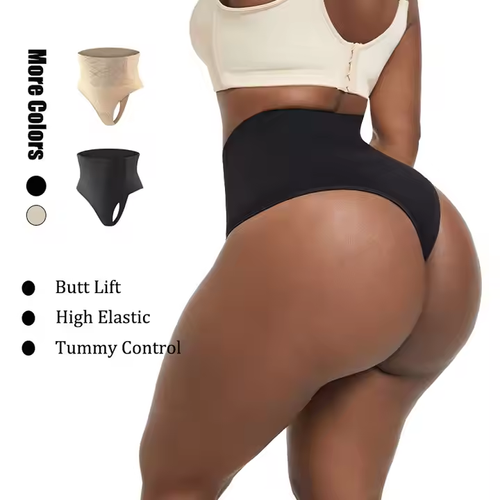 Buy one get 1 free ! Wholesale High Waist Seamless Butt Lifter Body Shaper Tummy Control Thong Shapewear for Women