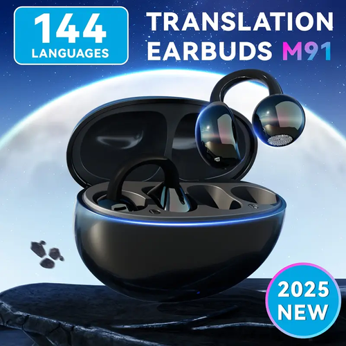 🔥Buy 1 Get 1 Free🔥 Ear Clip Headphones, Wireless Earbuds the Over Ear Buds Earphones Built-in Mic with Ear Hooks, 36H Playtime