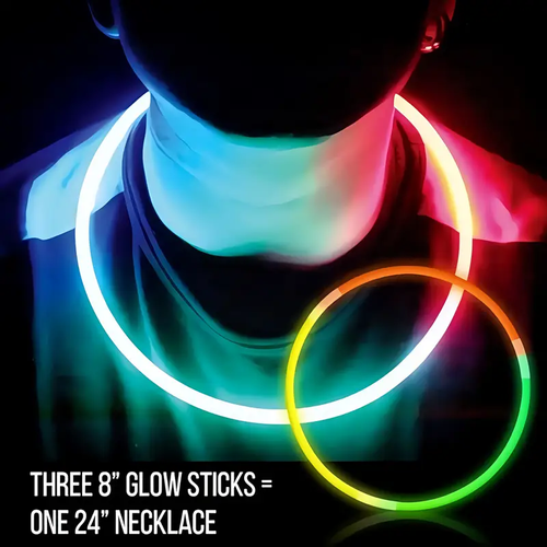 🔥Hot Sale Buy 100 Get 100 Free🔥 Party Fluorescence Light Glow Sticks Bracelets Necklaces Neon for Wedding Party Glow Sticks Colorful Glow Stick