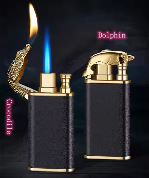 🔥Crocodile Double Flame Lighter