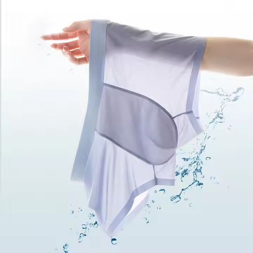 🔥Buy 1 get 2 free 🔥Ultra-Thin Ice Silk Men's Underwear One size fits all Four-Corner Shorts