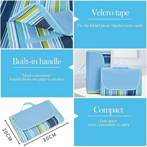 🔥🔥🔥 Oxford cloth picnic mat, thickened, portable, moisture-proof, waterproof beach mat, camping ground mat, picnic mat