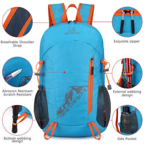 20L Lightweight Hiking Backpack Foldable