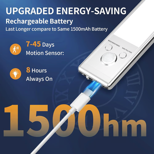 💥 Last Day Promotion!💥🔥LED Rechargeable Motion Sensor Under Cabinet Lights