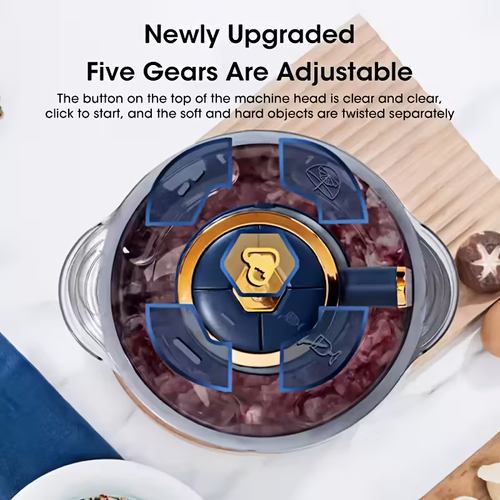 1.32gal Large Capacity Electric Food Processor & Meat Grinder1.32 加仑大容量电动食品加工机和肉类研磨机