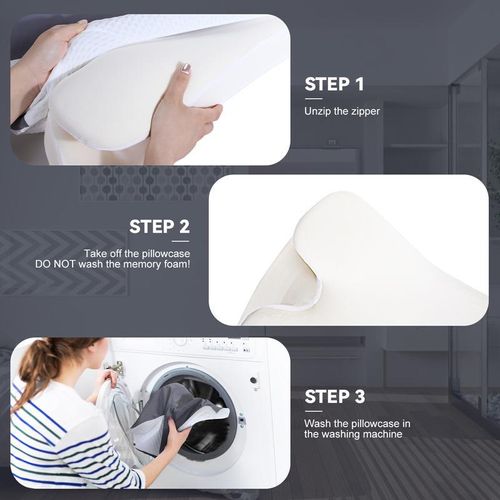 Ergonomic Butterfly Memory Foam Pillow – Slow Rebound, Zero Pressure, Neck Support, Hotel-Quality Comfort