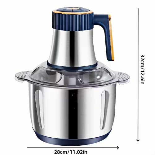 1.32gal Large Capacity Electric Food Processor & Meat Grinder1.32 加仑大容量电动食品加工机和肉类研磨机