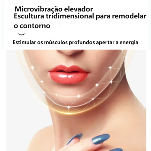 Máquina facial elevador de pescoço instrumento de beleza anti-rugas massageador facial rejuvenescimento fino duplo queixo vibrador