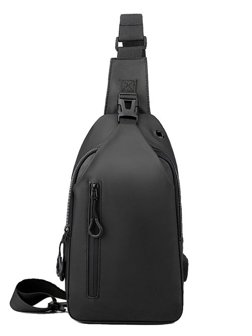 Novo saco de peito masculino à prova d'água resistente ao desgaste um ombro casual moda esporte cross body bag