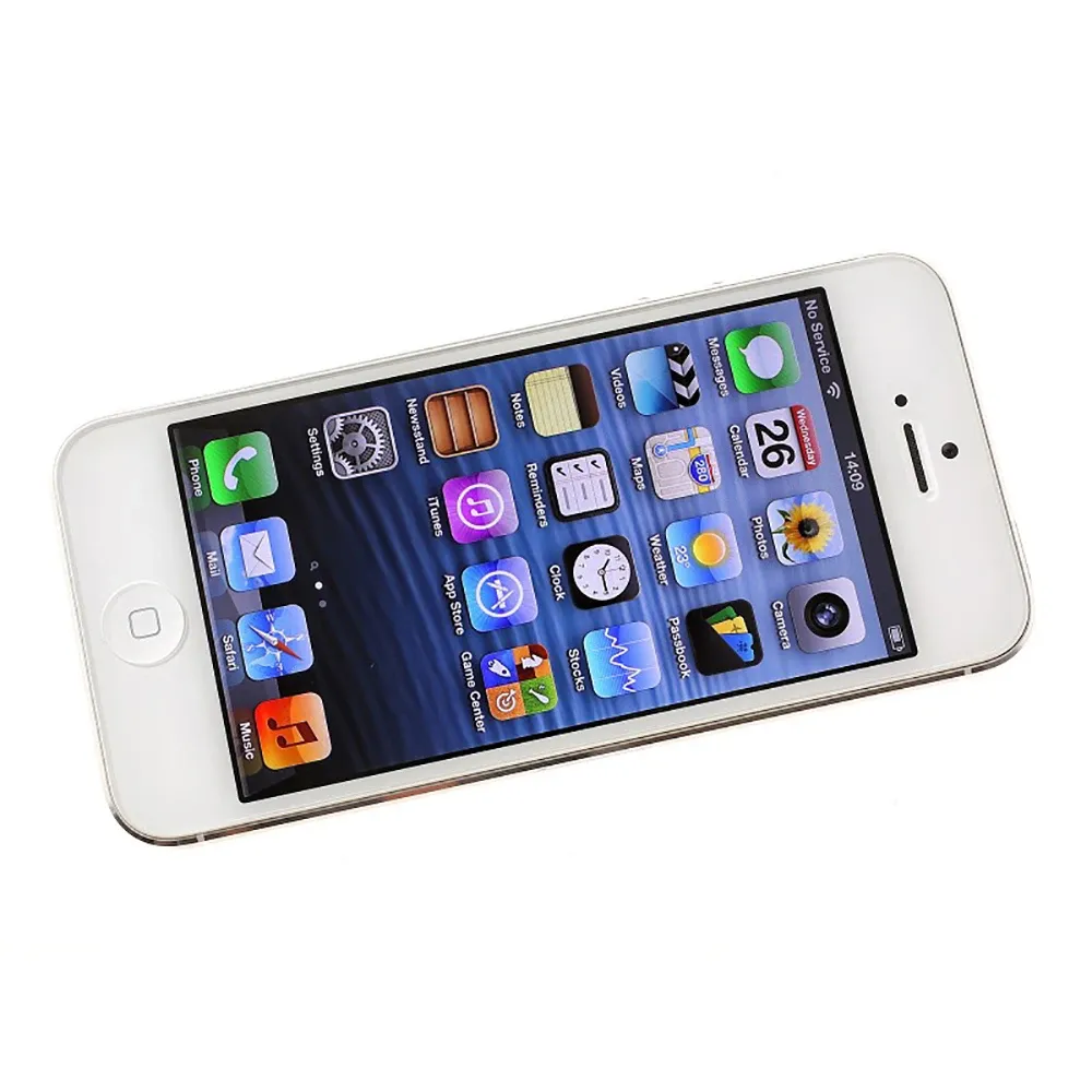 Original iPhone 5 3G Mobile Phone 1GB RAM 16GB 32GB 64GB ROM 4.0'' IPS LCD Screen 8MP+1.2MP GPS WiFi A6 IOS Dual-core SmartPhone