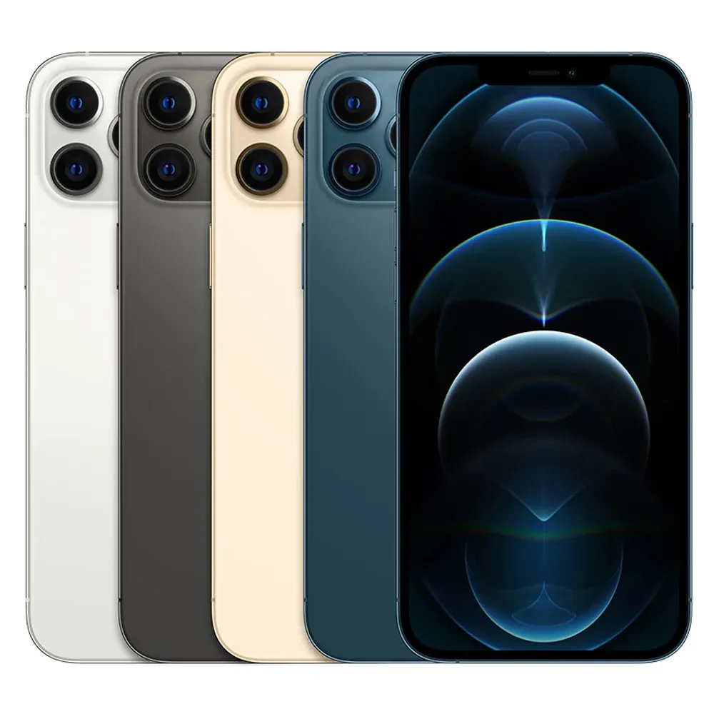 Original unlocked iPhone 12 Pro Max 6.7 6G RAM 128GB 256GB 512GB ROM 5G Smartphone Face ID IOS A14 Bionic Chip