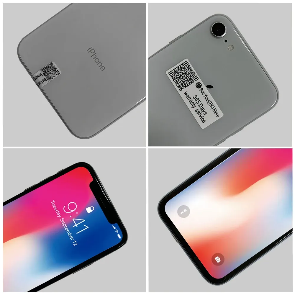 Original Apple iPhone X 4G Mobile Phone NFC 3GB RAM 64GB 256GB ROM 5.8 OLED Screen 12MP 2+7 MPA 11 Hexa Core iphone X CellPhone